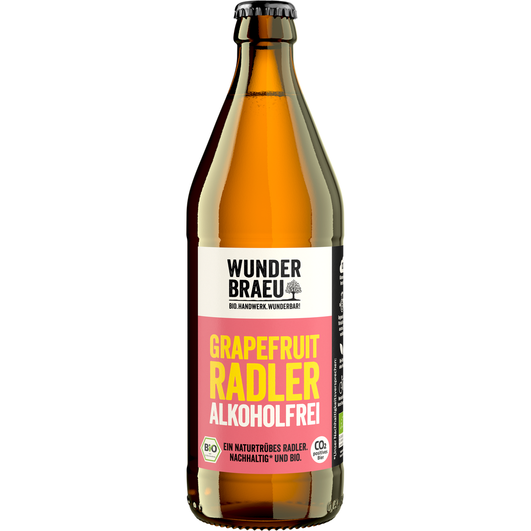 WUNDERBRAEU Grapefruit Radler alkoholfrei - Bio